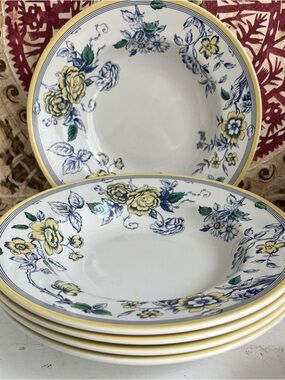 Spode Burlington set of 5 bowls dishes 9”